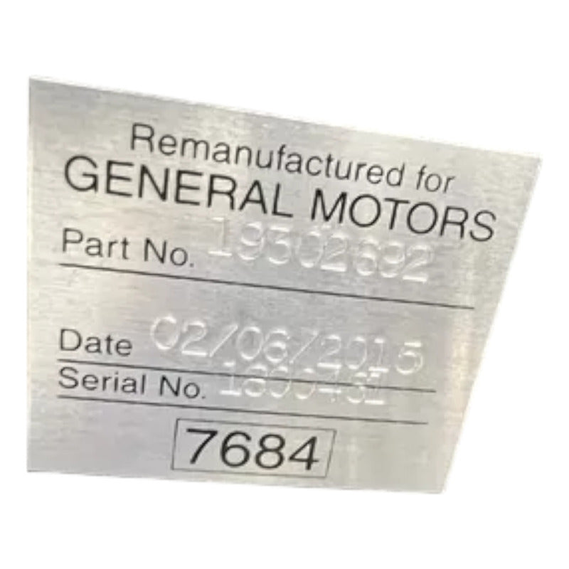 Motor Chevrolet 3.4 L Nuevo Original