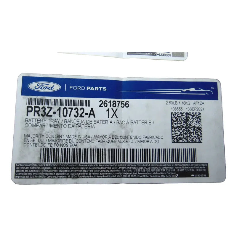 Bandeja De Bateria Original Ford Mustang 5.0