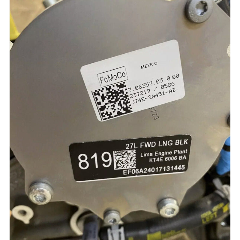 Motor Para Ford Lobo F150 2.7 L Ecoboost  2015-2018 Nuevo