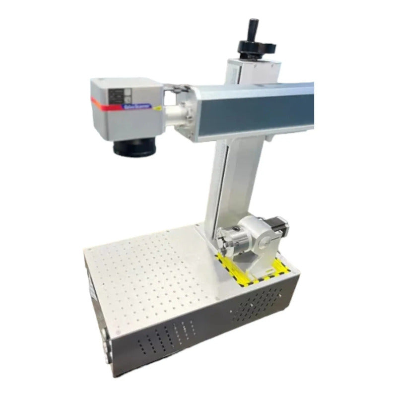 Cnc Maquina Grabado Láser Fibra 30w Metales Con Rotatorio