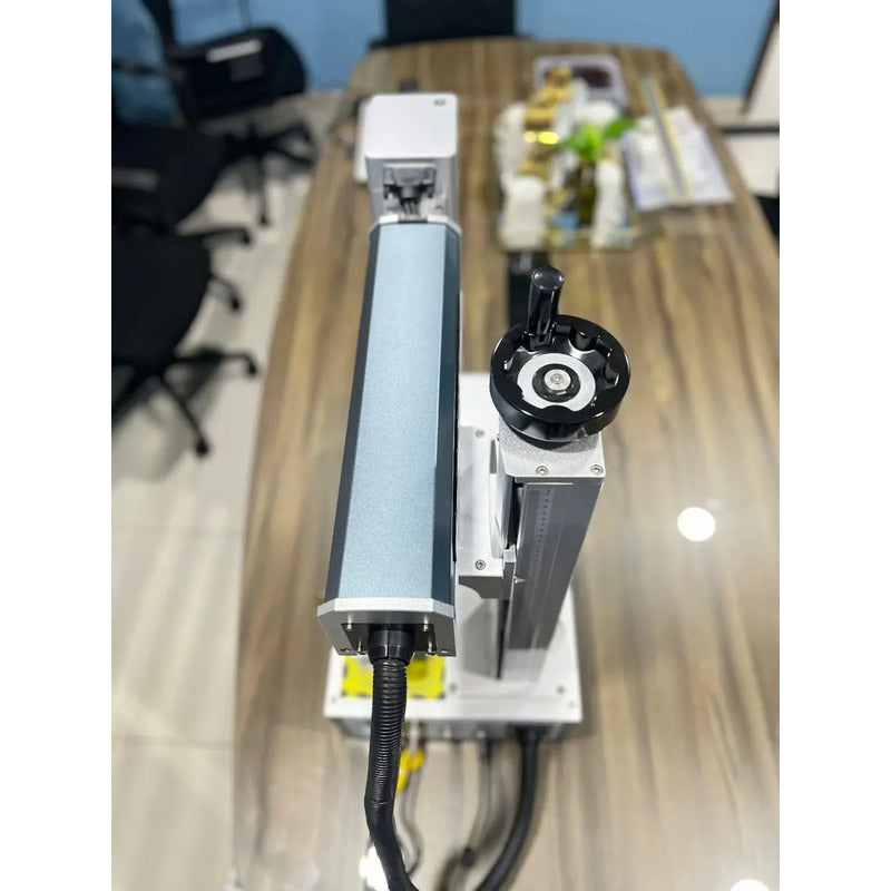 Maquina Grabado Láser Fibra 30w Metales Con Rotatorio